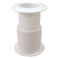 Ispust kroz trup broda pod. D39mm, 48-75mm, bijela SKU: 10259<br />JM: kom pak.: 50 min: 1