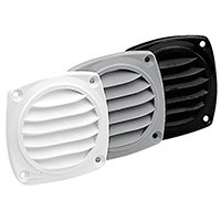 Ventilacijski otvor bijeli D85mm SKU: 12409<br />JM: kom pak.: 100 min: 1