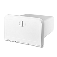 Vratašca za VHF/radio 165x285mm, bij. s kut. SKU: 196363<br />JM: kom pak.: 6 min: 1