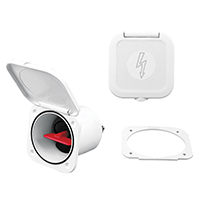 Prekidač za bateriju 100A u kuč. D68/95mm, bijela SKU: 196384<br />JM: kom pak.: 5 min: 1