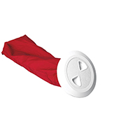 Inspekcijski otvor s vrećicom D108mm, bijela SKU: 196435<br />JM: kom pak.: 10 min: 1