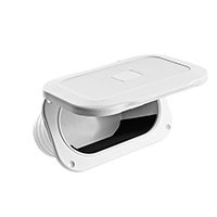 Vratašca ovalna s kutijom 120x210mm, bijela SKU: 196805<br />JM: kom pak.: 10 min: 1