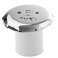 Palubni čep s inox kapom za gorivo D51mm, bijela SKU: 197203<br />JM: kom pak.: 5 min: 1