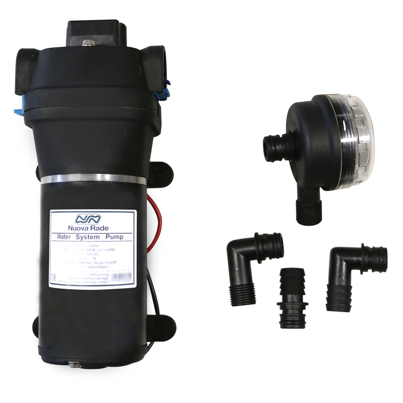 Pumpa el. za vodu NuovaRade auto. 12v, 17lit/min SKU: 198070<br />JM: kom pak.: 1 min: 1