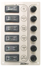 Panel s prekidačima (SP6 Ultra) 12-24V,prirodna SKU: 31294<br />JM: kom pak.: 3 min: 1