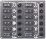 Panel s prekidačima (SP12 Ultra) 12-24V,ugljena SKU: 31300<br />JM: kom pak.: 3 min: 1