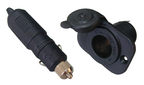 Set utikač i utičnica za morske uvjete,12V SKU: 31306<br />JM: kpl pak.: 50 min: 1