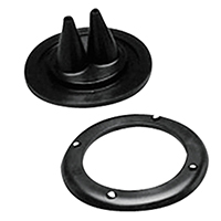 Štitnik za sajlu s prstenom rasc.D115/105mm, crna SKU: 43155<br />JM: kom pak.: 100 min: 1