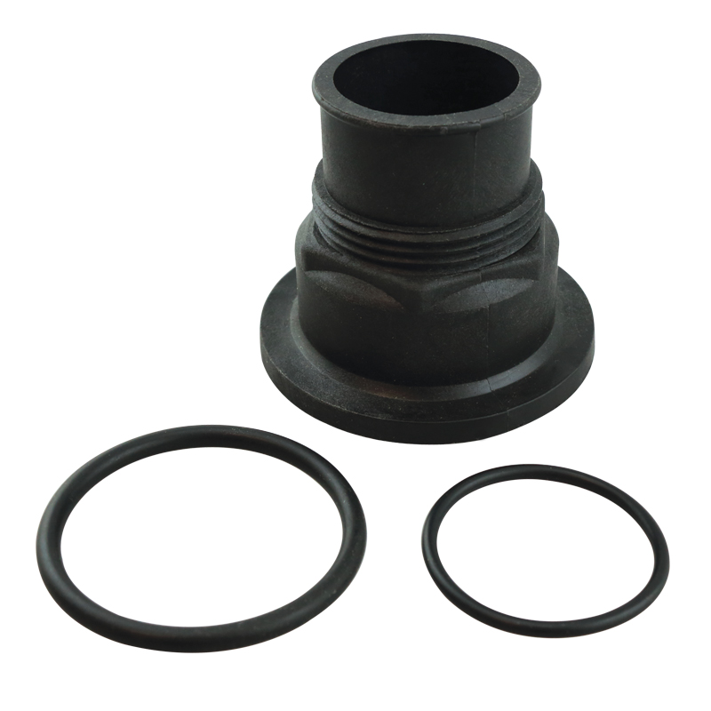 Pvc čep za spremnik vode D50mm, ravni, crna SKU: 43366<br />JM: kom pak.: 25 min: 1