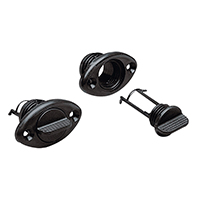 Čep s kućištem 54x33mm, crna SKU: 43463<br />JM: kom pak.: 100 min: 1