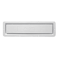 Vent. otvor s izlazom za vodu 420x120mm, bijela SKU: 44547<br />JM: kom pak.: 20 min: 1