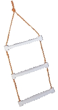 Ljestve od užeta, 3 gazišta SKU: 50043<br />JM: kom pak.: 7 min: 1