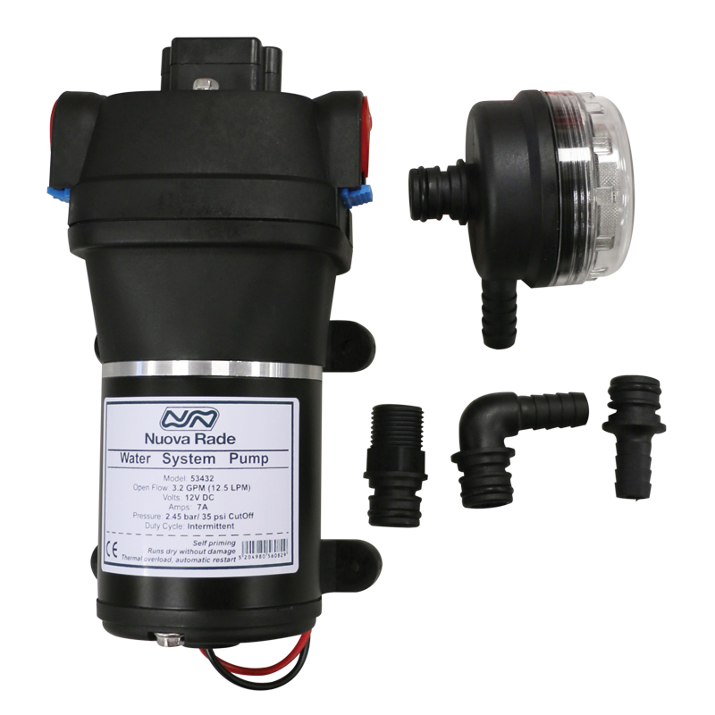 Pumpa el. za vodu NuovaRade 12v, 12.5lit/min SKU: 53432<br />JM: kom pak.: 1 min: 1