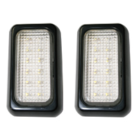 Svjetlo kupolasto za trajler 12 LED (2 kom.), crna SKU: 71235<br />JM: pak pak.: 10 min: 1
