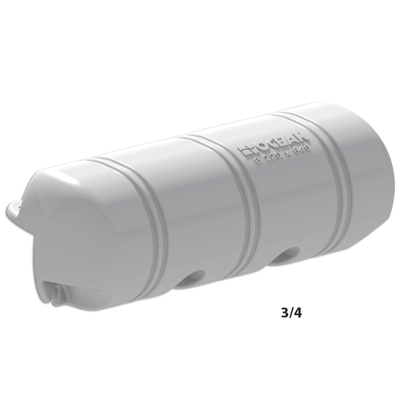 Ocean odbojnik punjen pjenom D220x640, 3/4, bijela SKU: 72493<br />JM: kom pak.: 10 min: 1