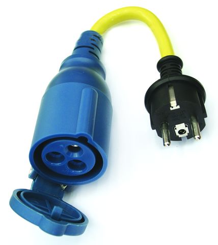 Kabel/adapter Marinco M/Ž, 16A 250V, L30cm SKU: 90410<br />JM: kom pak.: 1 min: 1