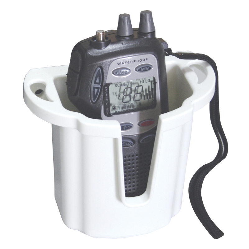 Držač za VHF/FRS (Store-All), bijeli SKU: 94152<br />JM: kom pak.: 30 min: 1