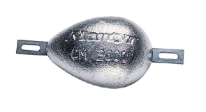 Cink protektor za trup broda suza 138x95mm, 2kg SKU: 96014<br />JM: kom pak.: 5 min: 1