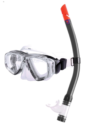 Maska+disalica ,PVC,crna, za djecu SKU: 98761<br />JM: kom pak.: 1 min: 1