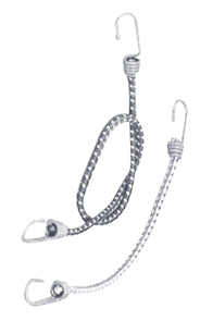 Elastično uže s kukicama D10mm L510-1020mm SKU: 98896<br />JM: kom pak.: 400 min: 1