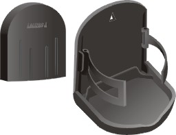 Sklopivi držač za piće (Store-All), grafitni SKU: 99230<br />JM: kom pak.: 20 min: 1