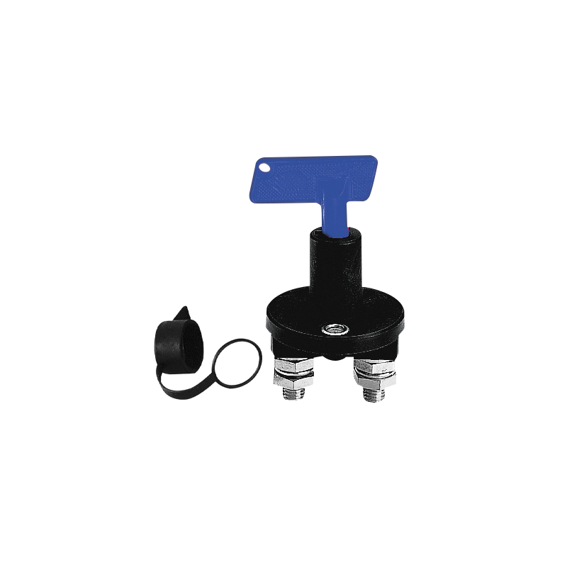 Prekidač za bateriju 12V 100A (max 500A) okrugla SKU: 99558<br />JM: kom pak.: 20 min: 1