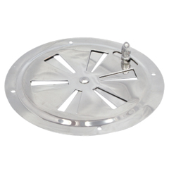 Ventilacijski otvor D125mm, inox SKU: 99808<br />JM: kom pak.: 50 min: 1