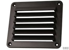 Ventilacijski otvor PVC 11,5x12,7cm, crni SKU: 01700<br />JM: kom pak.: 10 min: 1