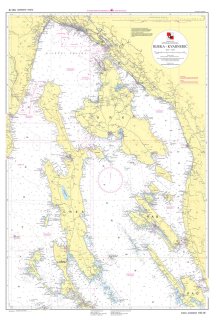 Karta pomorska 100-18 (Rijeka-Kvarnerić) SKU: 45560<br />JM: kom pak.: 1 min: 1