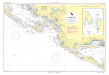 Karta pomorska 100-21 (Šibenik-Split) SKU: 45594<br />JM: kom pak.: 1 min: 1