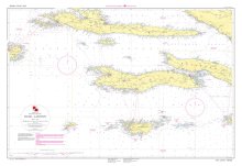 Karta pomorska 100-25 (Hvar-Lastovo) SKU: 45632<br />JM: kom pak.: 1 min: 1