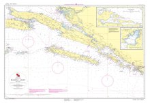 Karta pomorska 100-27 (Pelješac-Mljet) SKU: 45659<br />JM: kom pak.: 1 min: 1