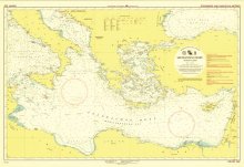 Karta pomorska 109 (Sredozemno more-istočni dio) SKU: 45900<br />JM: kom pak.: 1 min: 1