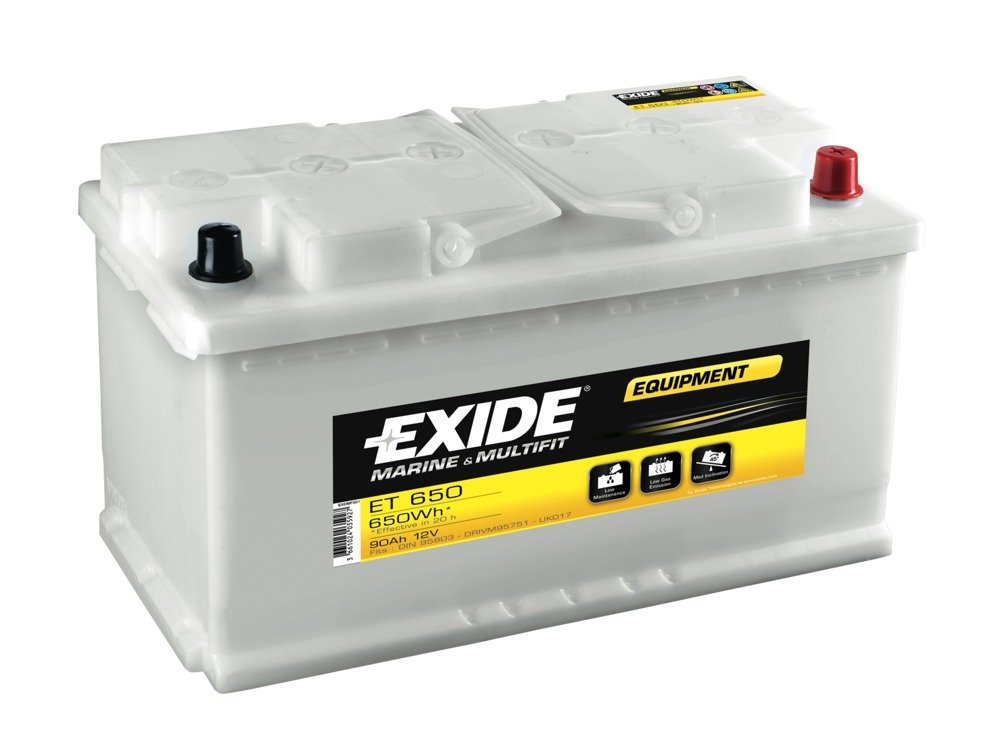 Akumulator Exide Equipment 12V 100Ah (ET650) SKU: 650108<br />JM: kom pak.: 1 min: 1