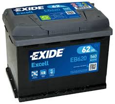 Akumulator Exide Excell 12V 62Ah (EB620) SKU: 650183<br />JM: kom pak.: 1 min: 1