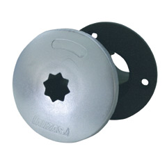 Palubni čep,krom,D50mm SKU: 70593<br />JM: kom pak.: 20 min: 1