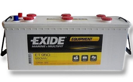 Akumulator Exide Equipment 12V 135Ah (ET950) SKU: 71588<br />JM: kom pak.: 1 min: 1