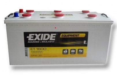 Akumulator Exide Equipment 12V 230Ah (ET1600) SKU: 71590<br />JM: kom pak.: 1 min: 1