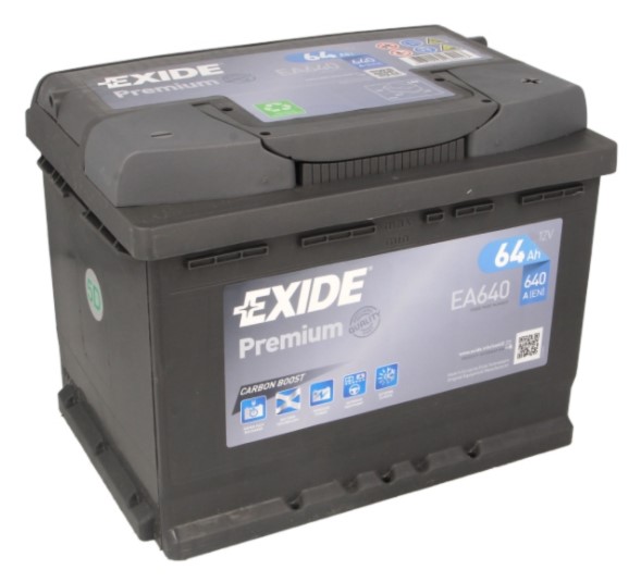 Akumulator Exide Premium 12V 64Ah (EA640) SKU: 71592<br />JM: kom pak.: 1 min: 1