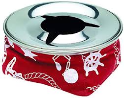 Pepeljara Inox304, 100x50mm, crvena SKU: 90753<br />JM: kom pak.: 50 min: 1