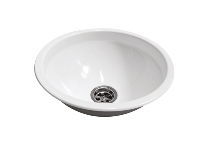 Sudoper polukugla-epoxy  bijeli, 330x150mm SKU: 94105<br />JM: kom pak.: 1 min: 1