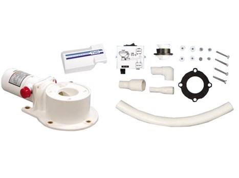 Pumpa el.za zahod sa postoljem 24V TMC SKU: 94540<br />JM: kom pak.: 1 min: 1