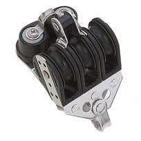 Koloturnik trostruki DELRIN,stoper i škopac, D10mm SKU: 95832<br />JM: kom pak.: 1 min: 1