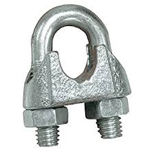 Stezaljka za čelično uže D13mm DIN741, pocinčana SKU: 99407<br />JM: kom pak.: 25 min: 1