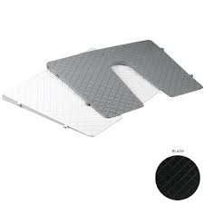 Vanjska krmena zaš. ploča s nag. 450x360mm, crna SKU: 195139<br />JM: kom pak.: 20 min: 1