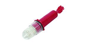 Bljeskajuće LEDsvjetlo,Torpedo, crveno,2 baterije SKU: 63454<br />JM: kom pak.: 50 min: 1