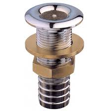 Ispust kroz trup broda, KMS, 1/2-18mm SKU: 90308<br />JM: kom pak.: 10 min: 1