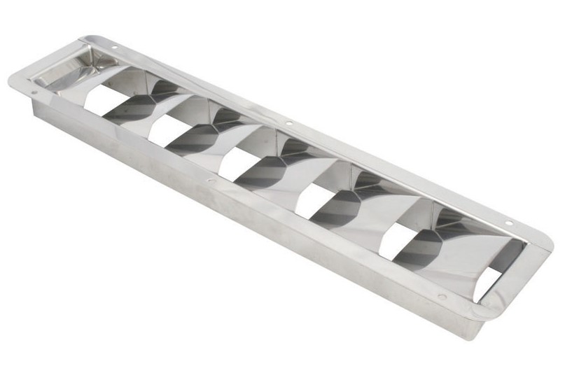 Ventilacijski otvor 325x76x27mm, inox SKU: 99067<br />JM: kom pak.: 1 min: 1