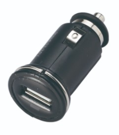 Punjač-adapter aut. upalj-USB, 12/24v, 2A, crna SKU: 42018<br />JM: kom pak.: 500 min: 1
