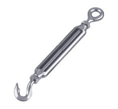 Zatezač Inox, oko-kuka, D12mm SKU: 557230<br />JM: kom pak.: 1 min: 1